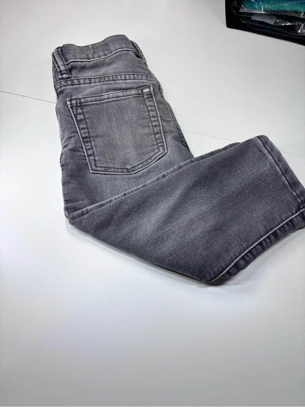 GAP Baby Gap 2 yrs SLIM FIT Grey Toddler Distressed Jeans Adjustable Waistband